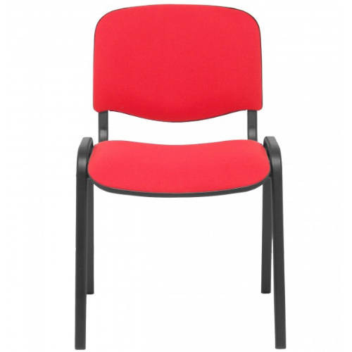 PIQUERAS Y CRESPO - SILLA ALCARAZ CONFIDENTE APILABLE ASIENTO TAPIZADO ARAN ROJO - Pack 4 sillas (Ref.PACK426ARAN350)