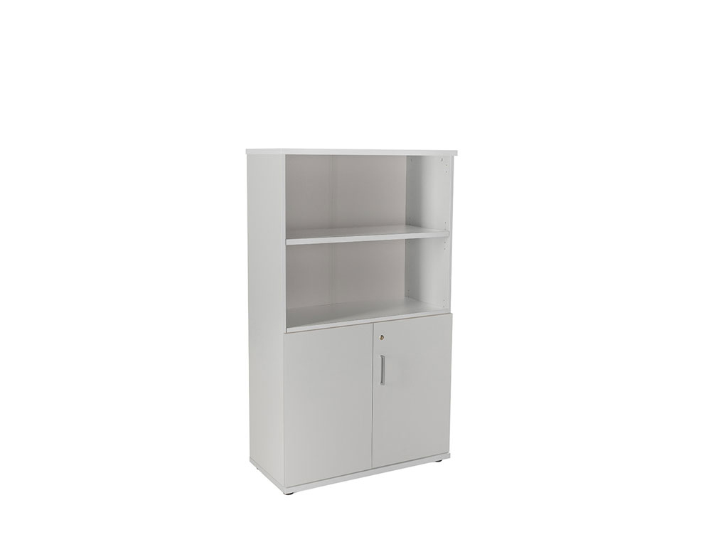 ROCADA - Armario de puertas bajas Serie Store Con cerradura 156x90x45cm Gris (Ref.1057AB02)