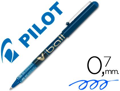 PILOT - Roller V- BALL 07 Azul Trazo 0,5 mm Tinta Liquida BL- VB7-L (Ref.BL-VB7-L / NVB7A)
