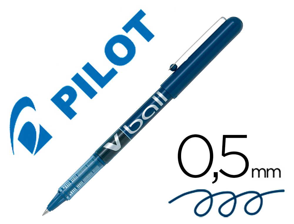PILOT - Roller V-ball 05 Azul Trazo 0,5 mm Tinta Liquida NVBA (Ref.BL-VB5-L / NVBA)