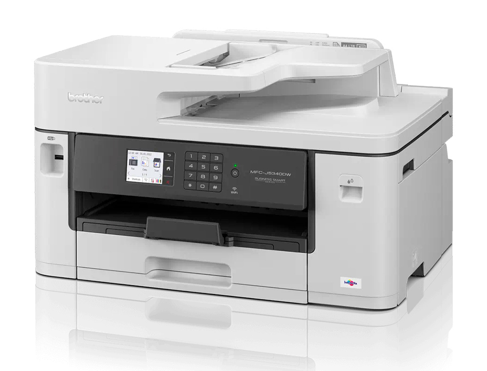 BROTHER - EQUIPO MULTIFUNCION PROFESIONAL A4 / A3 COLOR TINTA 28PPM DUPLEX TACTIL WIFI BANDEJA 250 HOJAS (Canon L.P.I. 5,25€ Incluido) (Ref.MFC-J5340DW)