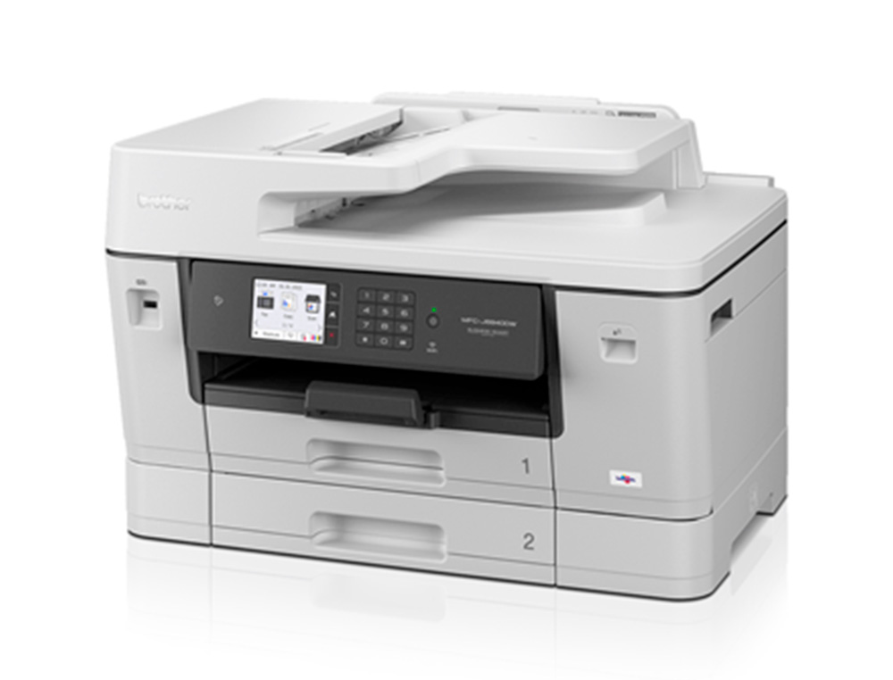BROTHER - EQUIPO MULTIFUNCION PROFESIONAL A4 / A3 COLOR TINTA 28PPM DUPLEX TACTIL WIFI BANDEJAS 2X250 H (Canon L.P.I. 5,25€ Incluido) (Ref.MFC-J6940DW)