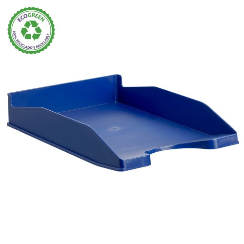 ARCHIVO 2000 - BANDEJA APILABLE EN 3 POSICIONES FONDO LISO FORMATO DIN A4 Y FOLIO 345X255X60 MM AZUL (Ref.742 AZ)