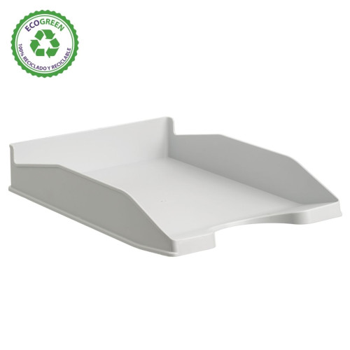 ARCHIVO 2000 - BANDEJA APILABLE EN 3 POSICIONES FONDO LISO FORMATO DIN A4 Y FOLIO 345X255X60 MM GRIS (Ref.742 GS)
