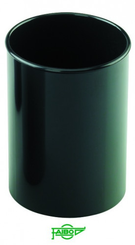 FAIBO - CUBILETE PORTALÁPICES PLÁSTICO OPACO NEGRO (Ref.205-02)
