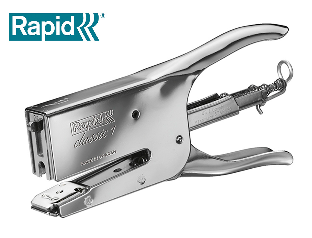 RAPID - Grapadora de Tenazas K1 50 Hojas Cromada (Ref.10510601)