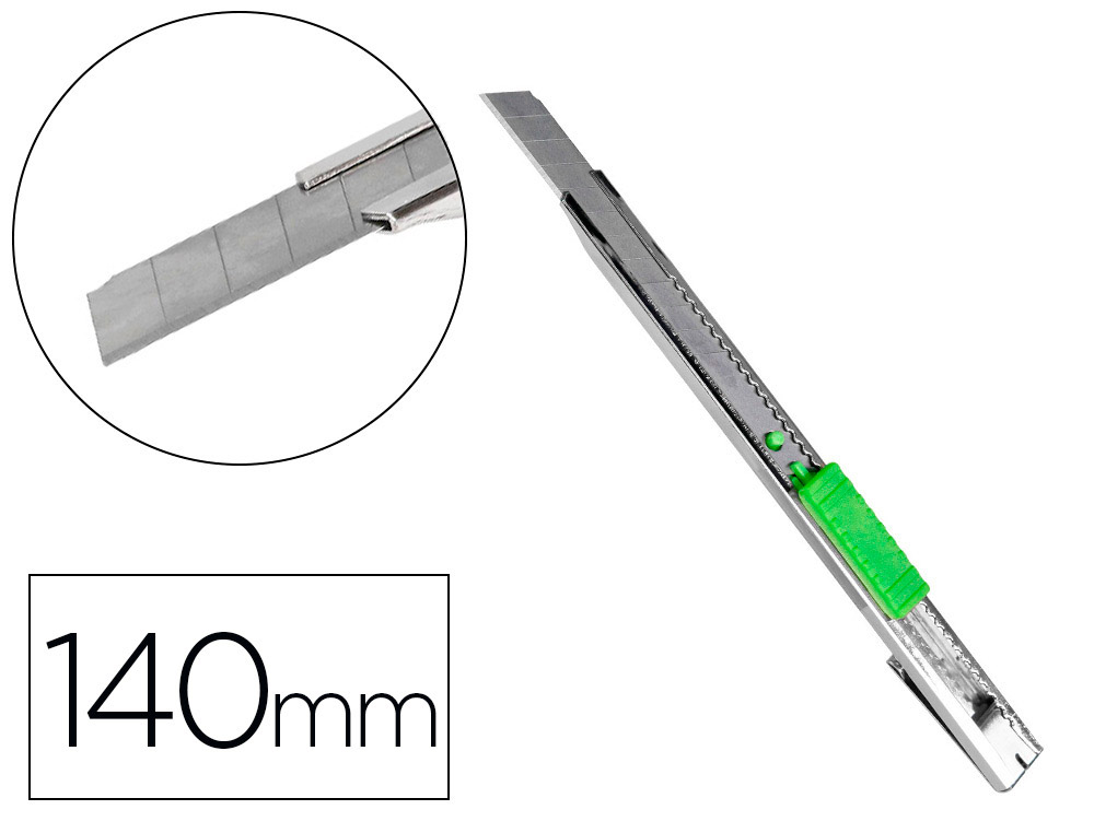 Q-CONNECT - CUTER METALICO ESTRECHO (Ref.KF00234)