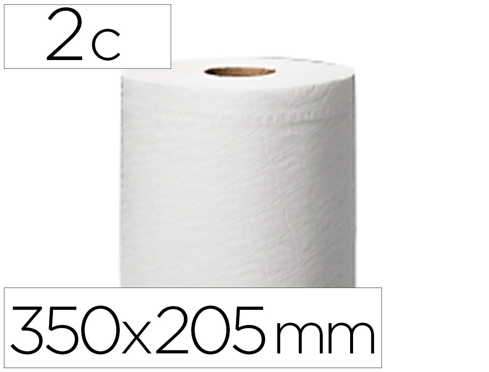 TORK - PAPEL SECAMANOS CENTRAL 2 CAPAS 150,2 MTS PARA DISPENSADOR M2 ROLLOS (Ref.605066)