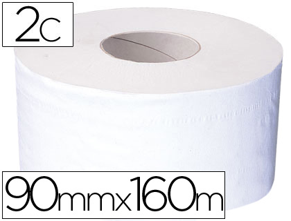 TORK - Papel higienico Pack 12 rollos 915 servicios 2 capas Para T2 (Ref.605092)