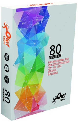 OLEF - PAPEL COPY - A4 - 80g - Paquete 500h (Ref.OLEFCOPY)