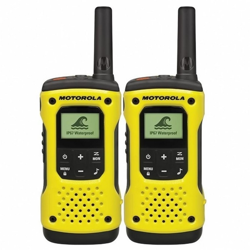MOTOROLA - Walkie-Talkies T92 H2O Pack Yellow 10km/8 canales/sumergible (Ref.A9P00811YWCMAG)