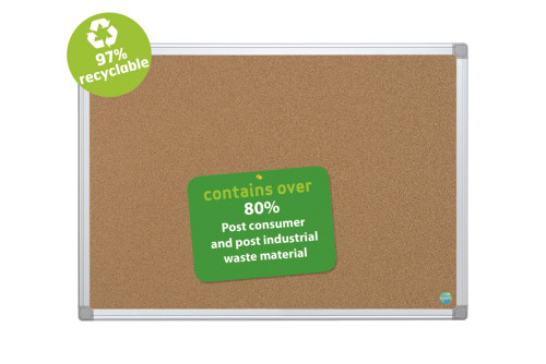 BI-OFFICE - Tablero de corcho Earth-it 60x90 Vertical u horizontal 100430171 (Ref.CA031790)