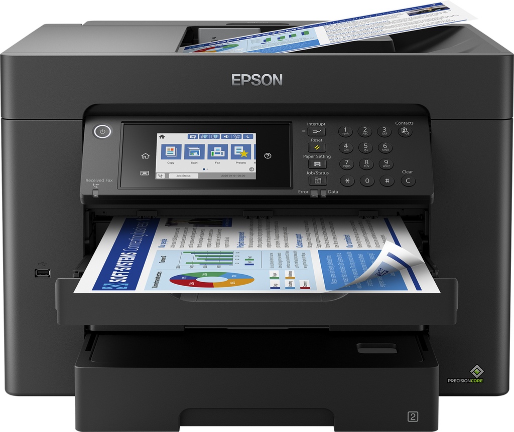 EPSON - MULTIFUNCIÓN WORKFORCE WF-7840DTWF - IMPRESORA, COPIADORA, ESCANER Y FAX en A3 (Canon L.P.I. 5,25€ Incluido) (Ref. C11CH67402)