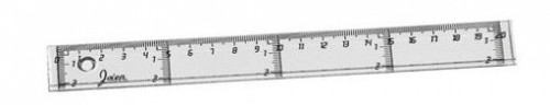 FAIBO - Regla 20 cm Plana Transparente (Ref.41120)