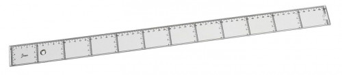 FAIBO - Regla 60 cm Plana Transparente (Ref.41160)