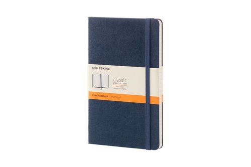MOLESKINE - Cuaderno Tapa Dura Horizontal Azul Zafiro 13x21 (Ref.QP060B20)