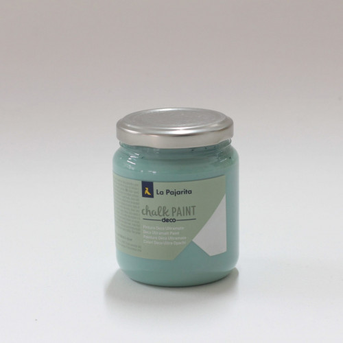 LA PAJARITA - PINTURA ACRILICA EFECTO TIZA CHALK PAINT CP-21 VERDE HIELO 175 ML (Ref.104737)