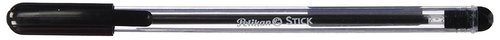 PELIKAN - Boligrafo Stick Negro Trazo 0.4 mm Nivel tinta visible (Ref.962753)