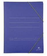 MARIOLA - Carpeta DE CARTÓN N.5. CON SOLAPAS Y CIERRE DE GOMAS. FORMATO CUARTO. COLOR AZUL. (Ref.1045)