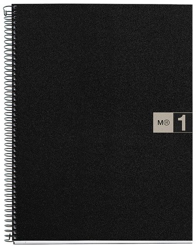 MIQUELRIUS - MIQUEL RIUS - Cuaderno 80h A4 Cuadricula 5x5 Gris (Ref.2473)