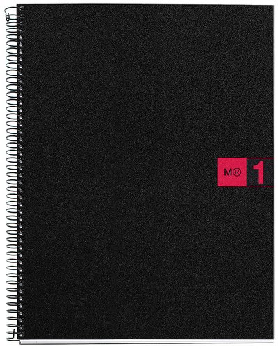MIQUELRIUS - MIQUEL RIUS - Cuaderno 80h A4 Cuadricula 5x5 Rojo (Ref.2472)