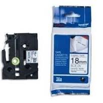 BROTHER - CINTA TZE-FA4B TEXTIL TEXTO AZUL SOBRE FONDO BLANCO 18 MM LONGITUD 3 MT (Ref.TZEFA4B)