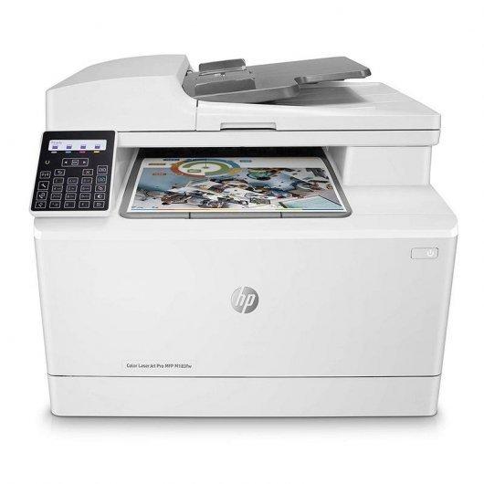 HP ( HEWLETT PACKARD ) - Equipo multifuncion color laserjet pro mfp m183fw fax ethernet wifi 16 ppm bandeja 150 hojas escaner copiadora (Ref. 7KW56A) (Canon L.P.I. 5,25€ Incluido)