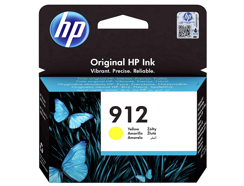 HP - INK-JET 912 OFFICEJET 8010 / 8020 / 8035 AMARILLO 315 PAG (Ref.3YL79AE)