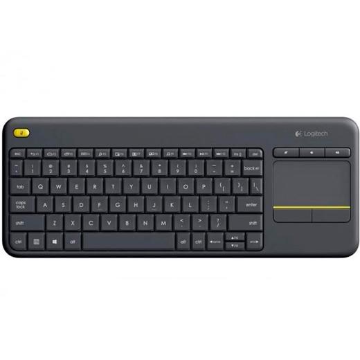 LOGITECH - Teclado k400 plus inalambrico touch pad negro (Ref. 920-007137)