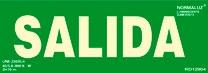ARCHIVO 2000 - Pictograma salida pvc verde luminiscente 300x105 mm pack de 2 unidades (Ref. 6170-06H VE)