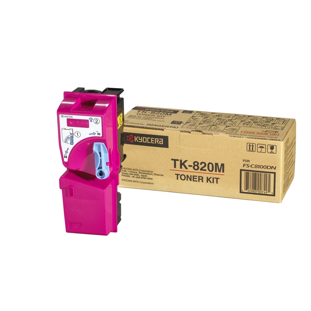 KYOCERA MITA - KYOCERA-MITA FSC-8100DN TONER MAGENTA TK 820 M (Ref.1T02HPBEU0)