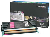 LEXMARK - TONER C-534 RETORNABLE MAGENTA EXTRA ALTO RENDIMIENTO (Ref.C5340MX)