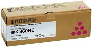 RICOH - CARTUCHO DE TÓNER MAGENTA SPC360HE (Ref.408186)