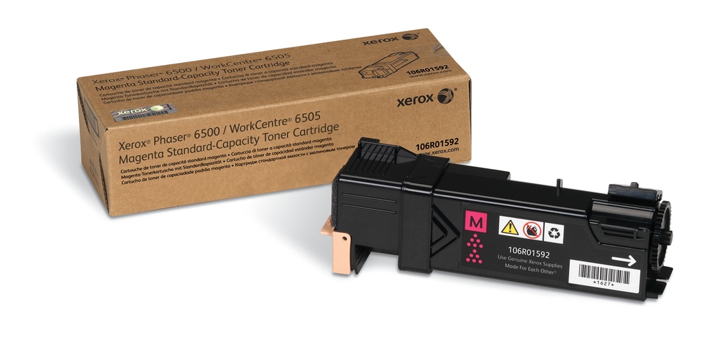 XEROX - CONSUMIBLE IMPRESORA LASER TONER MAGENTA PHASER 6500/ WC 6505 (Ref.106R01592)