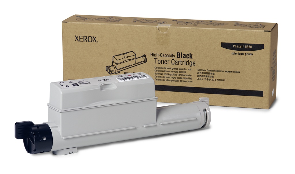 XEROX - TONER NEGRO PHASER 6360 ALTA CAPACIDAD (Ref.106R01221)
