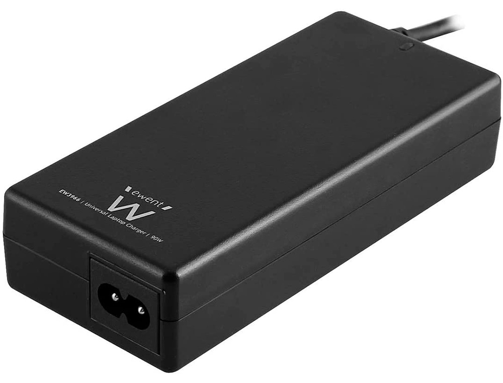 EWENT - Cargador automatico pequeño de notebook de 90 w 11 tips (Ref. EW3966)