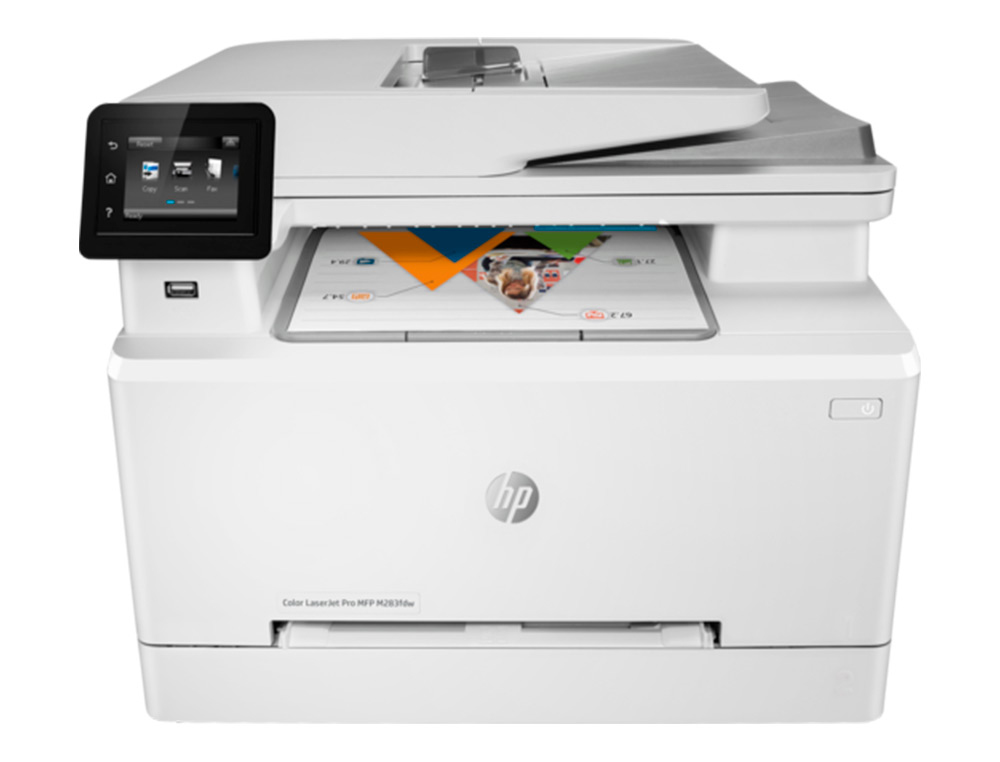 HP ( HEWLETT PACKARD ) - Equipo multifuncion color laserjet pro mfp m283fdw duplex wifi 21 ppm 2 bandejas 250 hojas escaner copiadora (Ref. 7KW75A) (Canon L.P.I. 5,25€ Incluido)