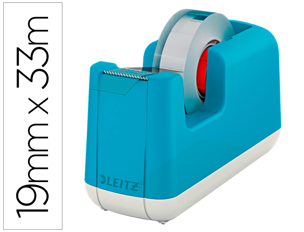 LEITZ - Portarrollo sobremesa cosy plastico para cintas 33 mt color azul (Ref. 53670061)