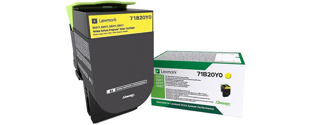 LEXMARK - TONER AMARILLO (Ref.71B20Y0)