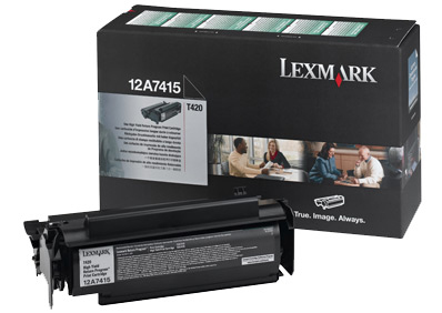 LEXMARK - TONER T 420 PREBATE, UNIDAD DE IMPRESIÓN ALTO RENDIMIENTO (Ref.12A7415/12A8544)