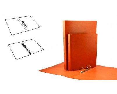 MARIOLA - CARPETA de ANILLAS CARTON Fº 2 an. 25mm REDONDAS CUERO (Ref.5182N)