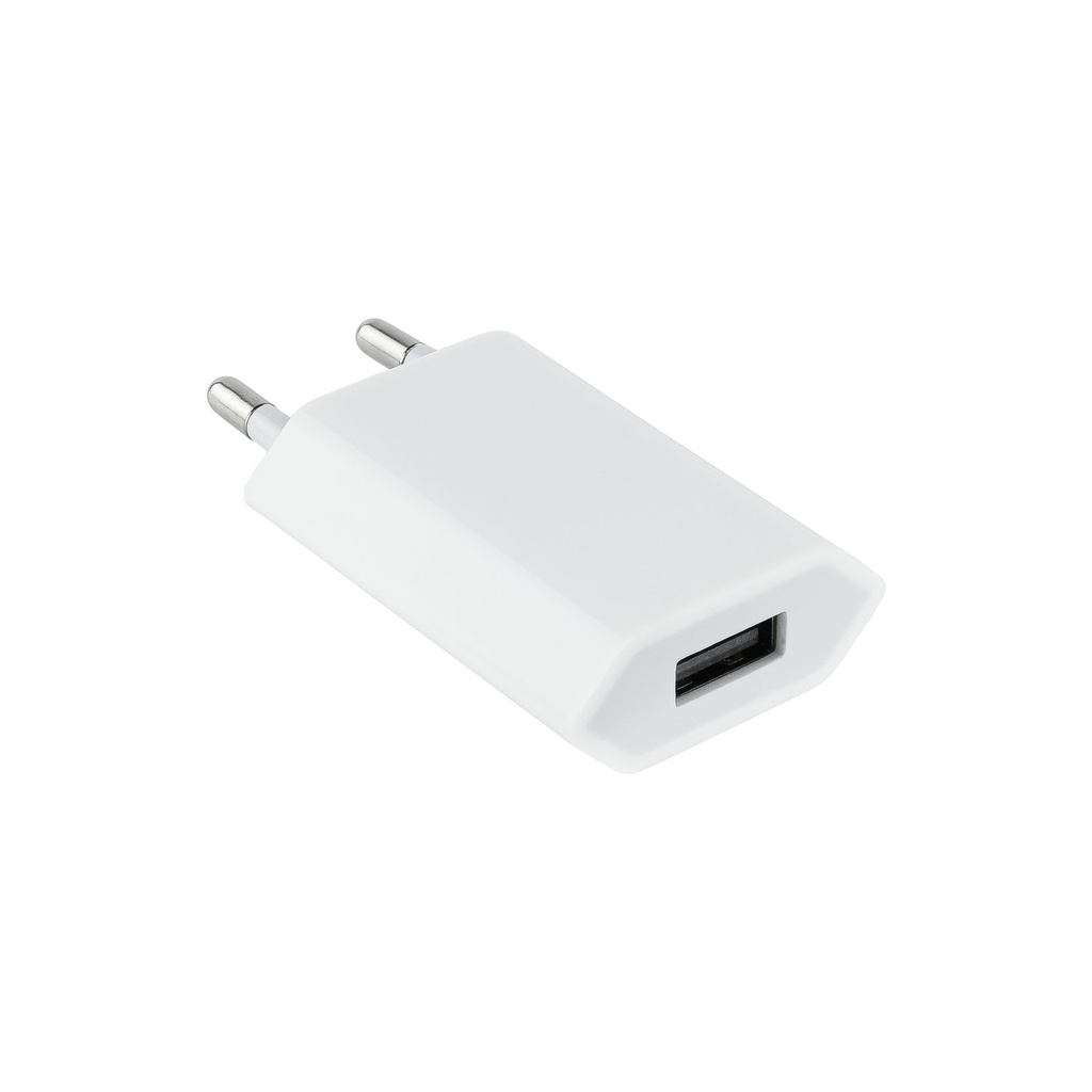 NANOCABLE - Mini cargador usb para ipod iphone 5v-1a color blanco (Ref. 10.10.2001)