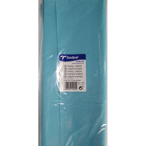 SADIPAL - PAPEL CREPE (PINOCHO) 0,5x2,5 m AZUL PALIDO (Ref.12405)