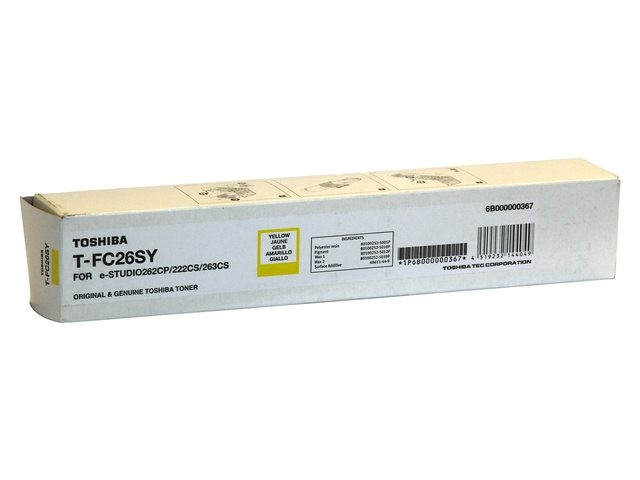 TOSHIBA - TONER AMARILLO E-STUDIO 262 CP, 224 CS, 263 CP, 222 CS, 222 CP, 263 CS, 264 CS2 (Ref.6B000000569)