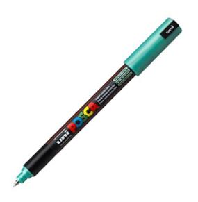 UNI-BALL - MARCADOR T.OPACA NO PERM. UNI POSCA 0,7 EF (PC-1MR) VERDE METALICO (Ref.265298000)