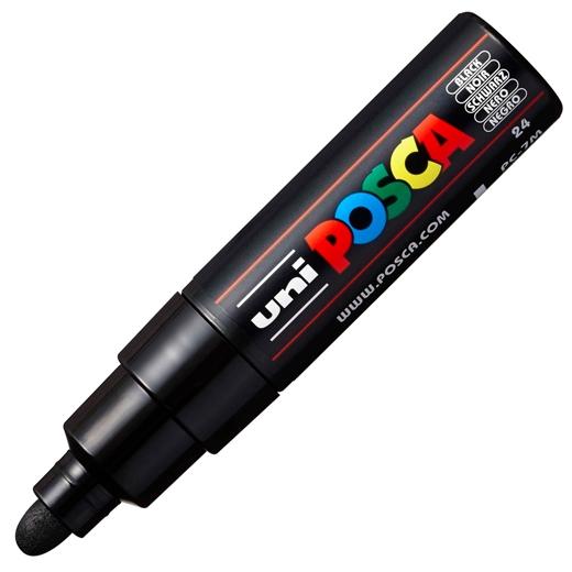 UNI-BALL - MARCADOR T.OPACA NO PERM. UNI POSCA 7,0 (PC-7M) NEGRO (Ref.228395000)