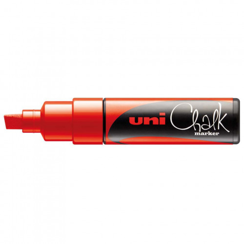 UNI-BALL - MARCADOR TIZA LIQUIDA CHALK MARKER PWE-8K 8.0 mm ROJO (Ref.140145000)