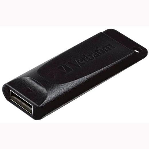 VERBATIM - USB DRIVE 2.0, 32GB, STORE'N'GO SLIDER (SE DESLIZA), COLOR NEGRO (Incluye Canon LPI de 0,24 €) (Ref.98697)