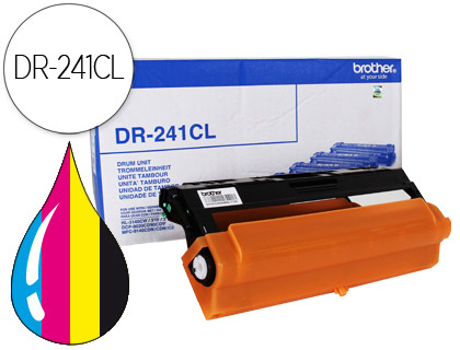 BROTHER - Tambor DR-241CL Negro/Cyan/Amarillo/Magenta 15000 Paginas (Ref.DR241CL)