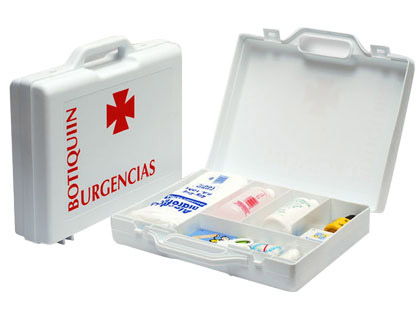 BUNZL - Maletin primeros Auxilios 27x23x7 cm Prolipropileno (Ref.15749)